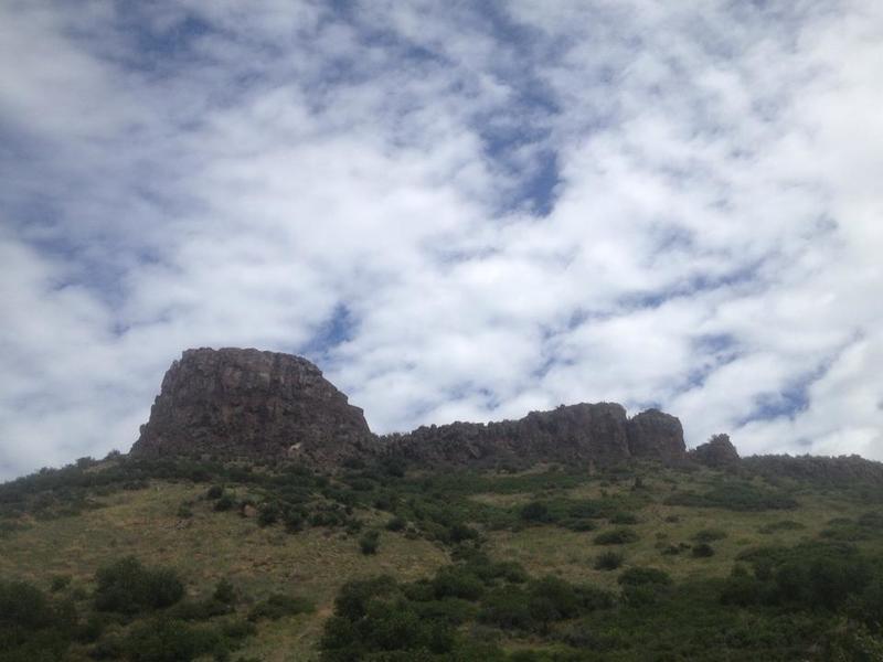 Golden's South Table Mountain and Castle Rock from the head of the Sleeping Elk Trail