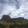 Golden's South Table Mountain and Castle Rock from the head of the Sleeping Elk Trail