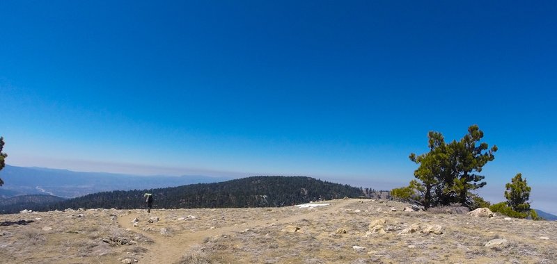 Great views as you descend on the Tumamait Trail.