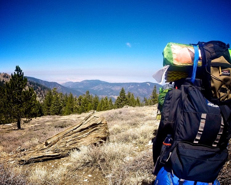 On the downhill part of this trail, there are views everywhere.