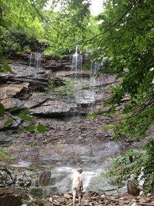 The first falls