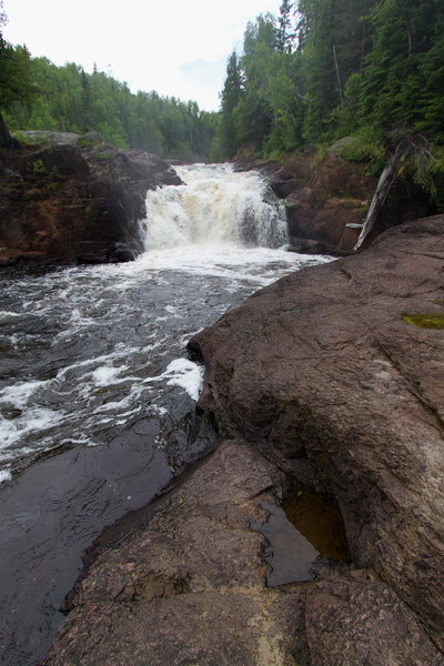 Waterfall on Brule River, Judge C. R. Magney State Park MN