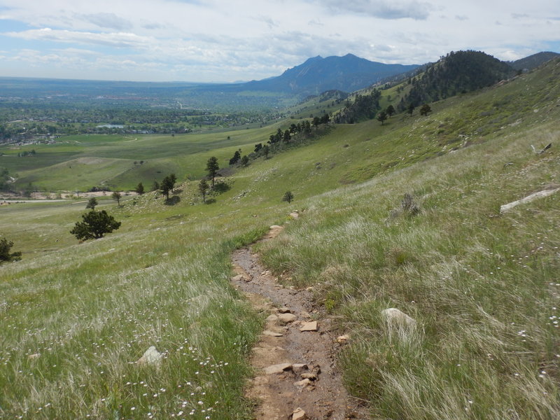 Heading south on the Hogback Ridge Trail