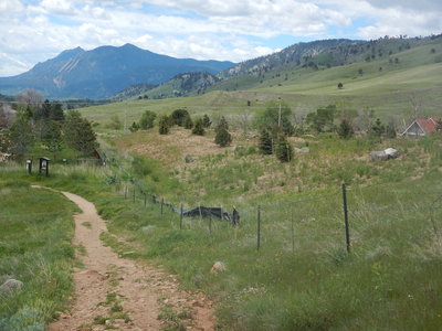 Nearby neighborhoods encroach on the Foothills North Trail