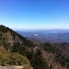 The view over the Blue Ridge Parkway.