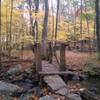 Bridge by the pond.