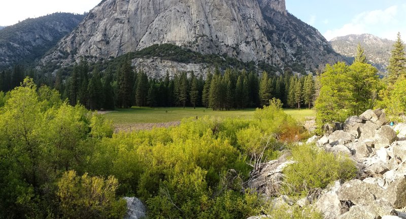 View above Zumwalt Meadow