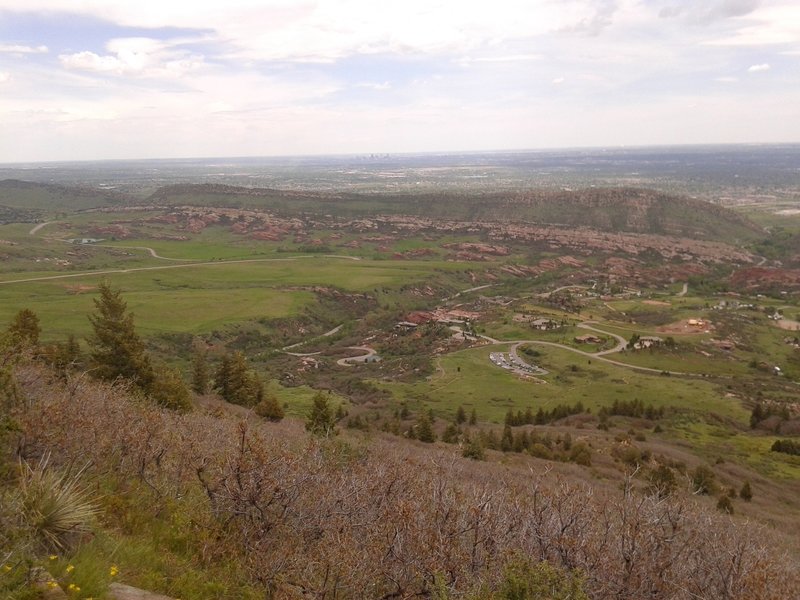 Scenic view from Golden Eagle Trail, eastward