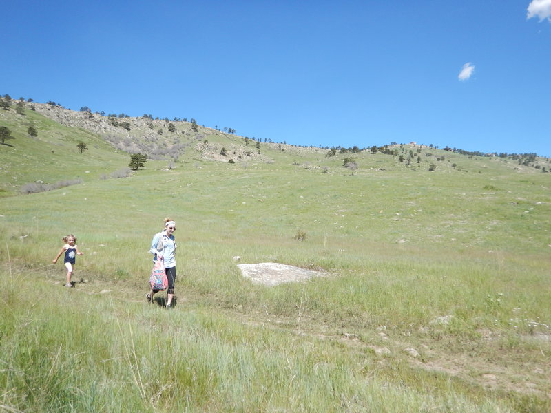 Hearty hikers along the Wonderland Hill Glider Trail