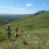 Looking south towards the Flatirons