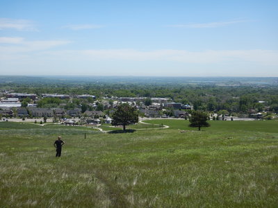 Foothills Community Park in the distance