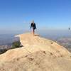 Enjoying the view from the top of Mt. Woodson. aka Potato Chip Rock.