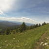 Looking NW towards the North Cascades from the side of Midnight Mountain