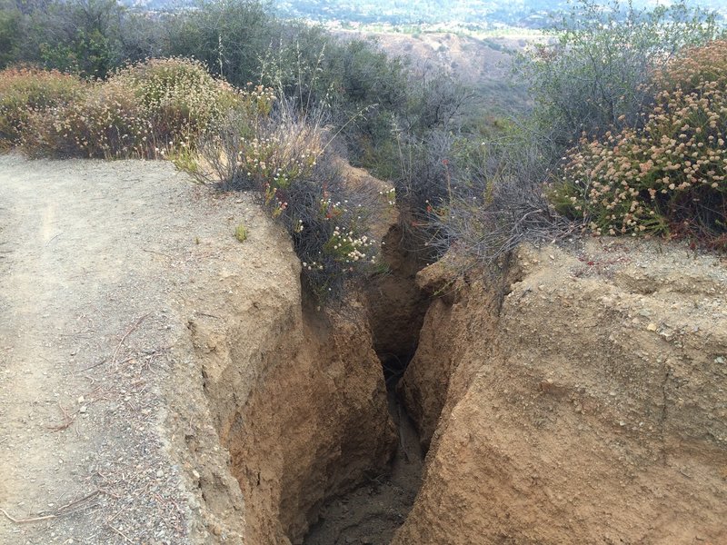 Big cracks created by the forces of nature