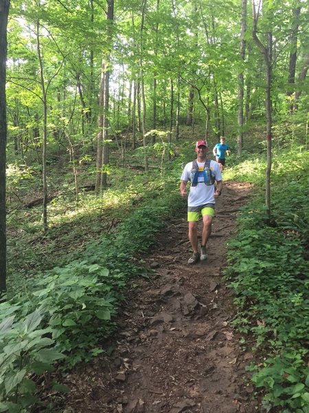 Runners going down to the Sinks