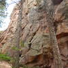 Good rock climbing on the Amphitheater