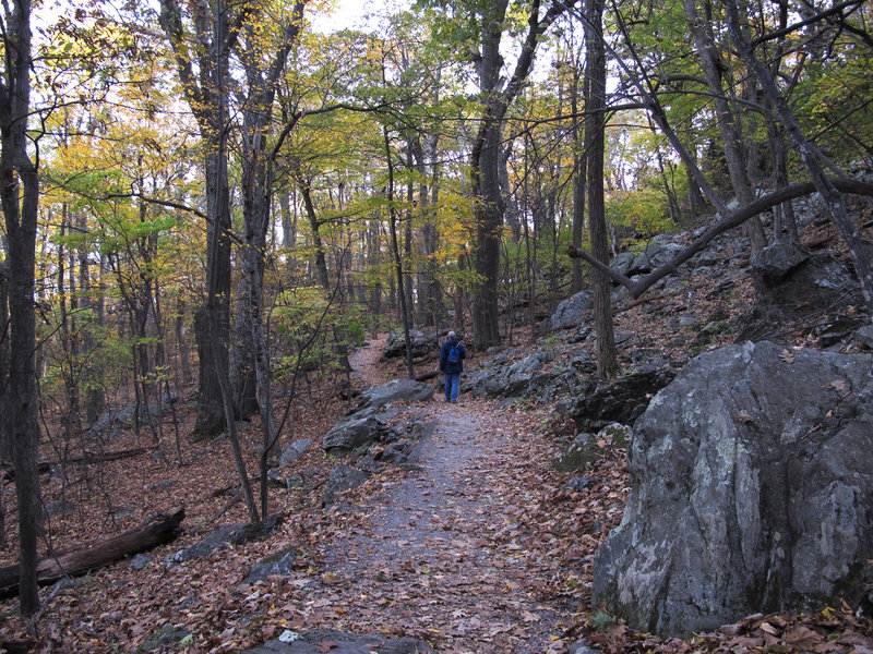 Heading up to Humpback Rocks.