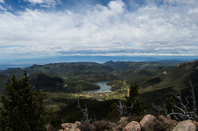 View of Rosemount-Penrose Reservoir from Mt. Rosa