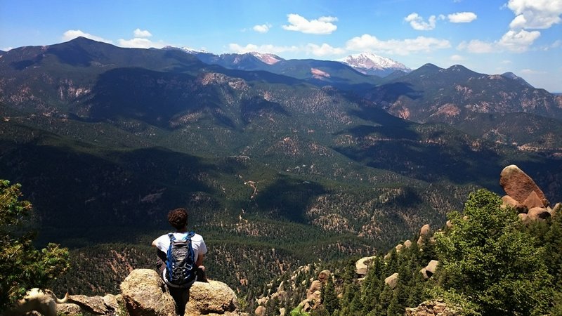 Fantastic view of Mount Rosa, Almagre Mountain, and Pikes Peak.