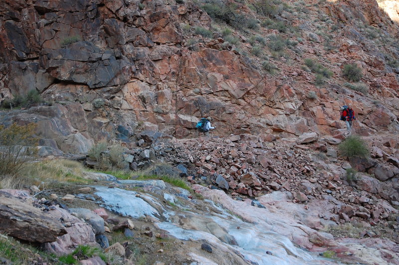 Beginning the trek to Plateau Point