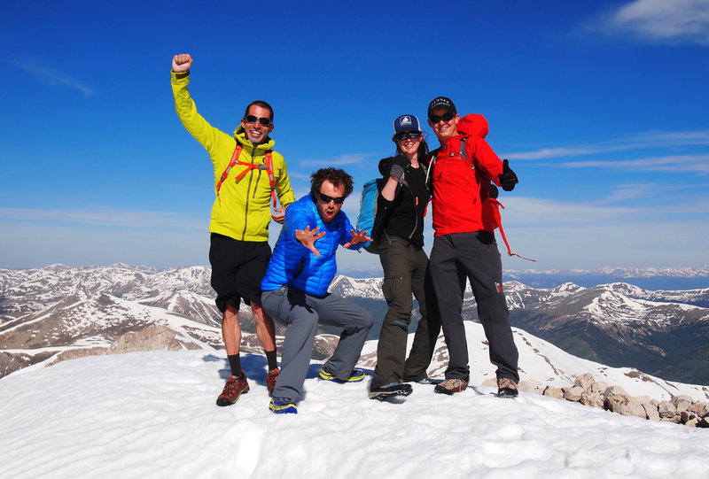 Mt. Princeton summit. Altitude has been shown to contribute to absurdity.