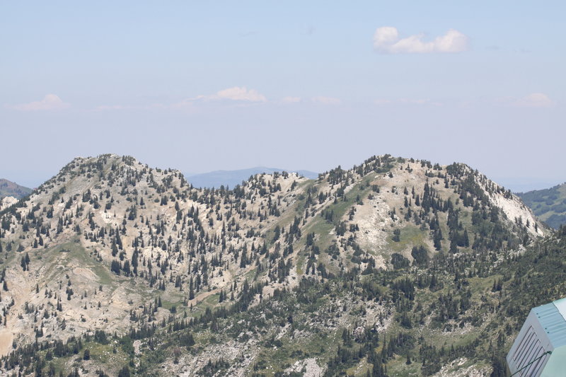 Views of the surrounding peaks.