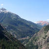 A million dollar view of the Million Dollar Highway. That is Red Mountain in the distance.