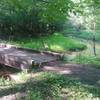 Bridge over Trout Brook near where it heads into the St. Croix