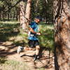 Good running conditions along the Bluebell Mesa Trail