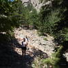 Small talus field along the Flatirons Loop Trail