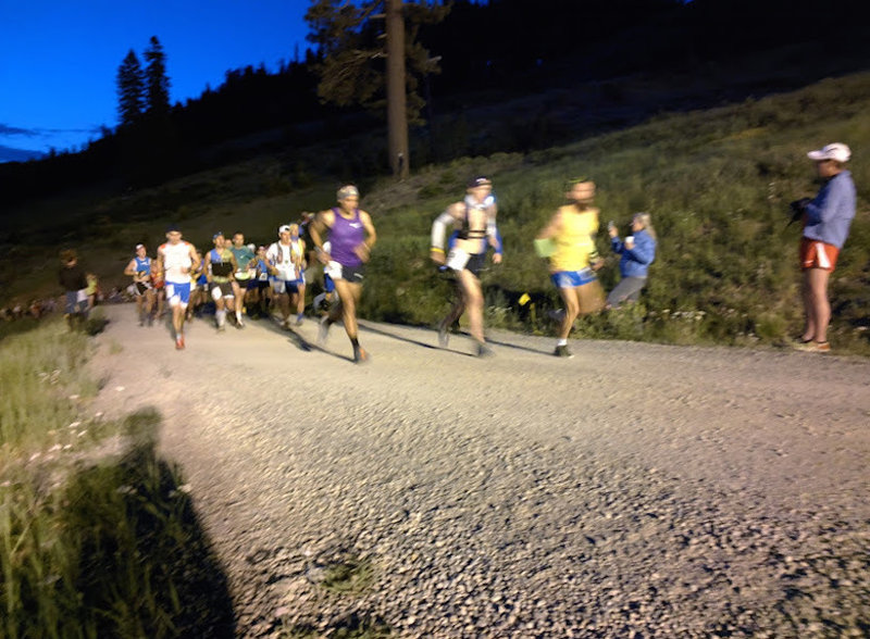 Rolling up the ski resort in the early morning.