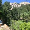 Beautiful Flatiron views on the Flatirons Loop Trail