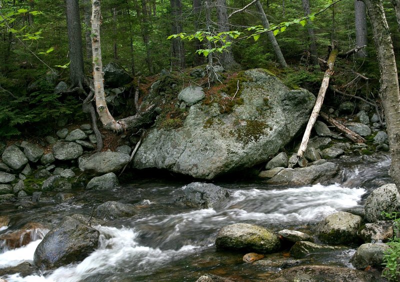 Boulders on the Ellis River.