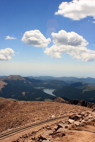 View from the bottom of "The Incline"