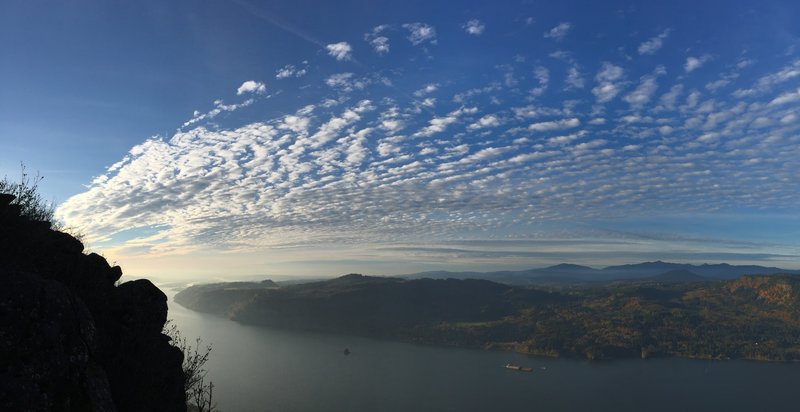 Columbia Gorge from Angel's Rest Viewpoint