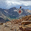 At the top of Oscar's Pass, looking out towards Grant/Swamp Pass.