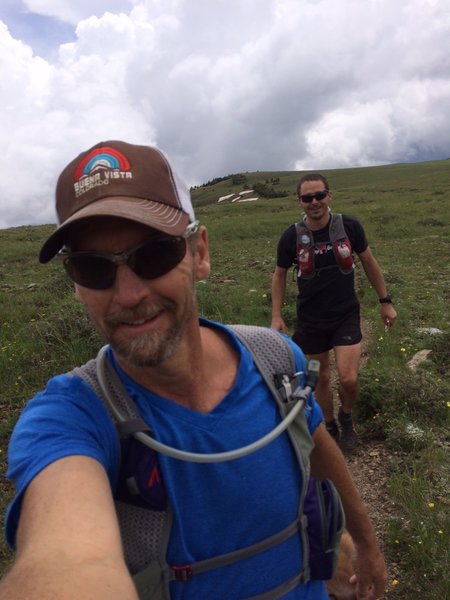 Cruising above treeline on the Skyline trail.