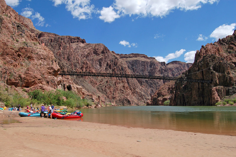 Grand Canyon National Park: Phantom Ranch Boat Beach