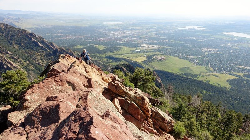 Looking NE down on NCAR