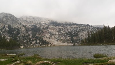 Elizabeth Lake in the fog