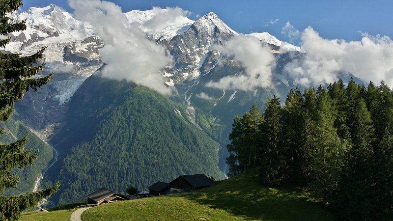 The view looking down from Merlet.