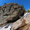 Rushing creek below Emerald Lake