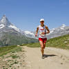 The big climb to Riffelberg with the Matterhorn in the background