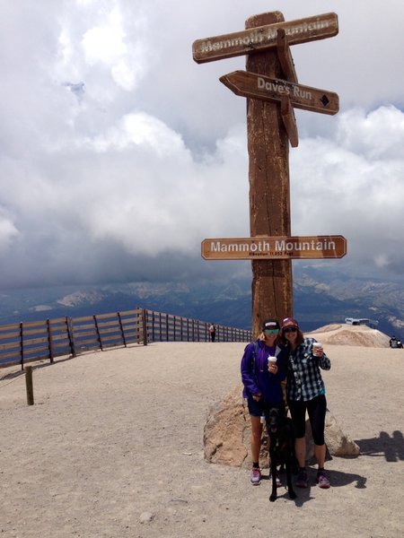 Top of the World, Mammoth Mountain Sign