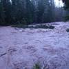 Rain swollen Tahoma Creek (photo by NPS Paul Kennard)