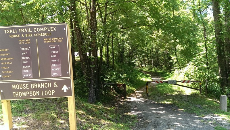 At the trailhead