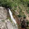 The main waterfall in High Creek Canyon that is close to the trail.