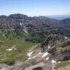 A view of Mount Naomi and the head of Smithfield Canyon