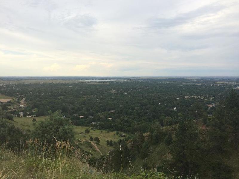 View from the top of Dakota Ridge