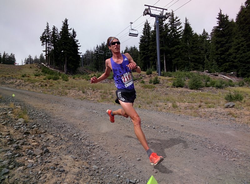 Andy Wacker at the USATF Mountain Running Championships